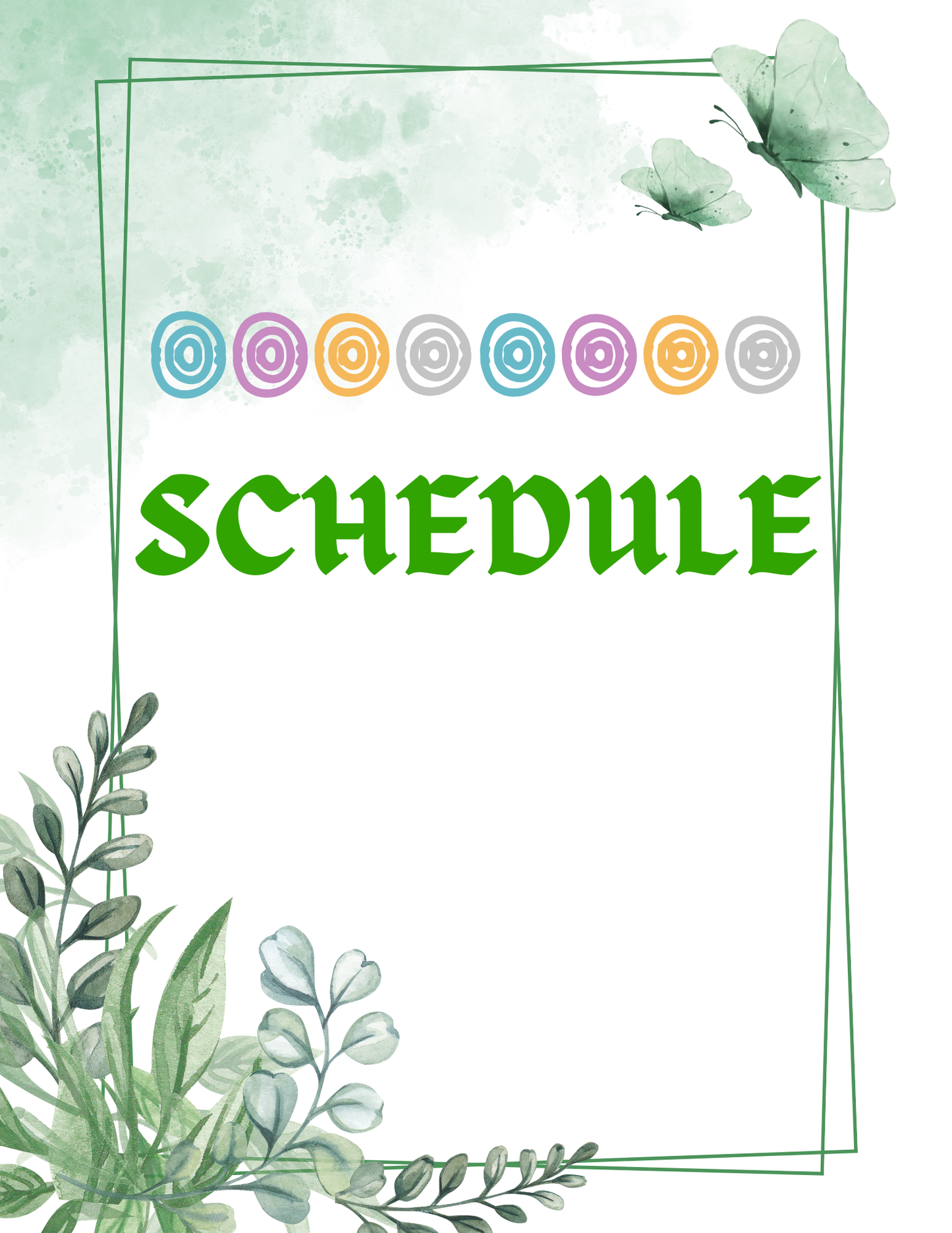 Digital Monthly Planner 2024-2025