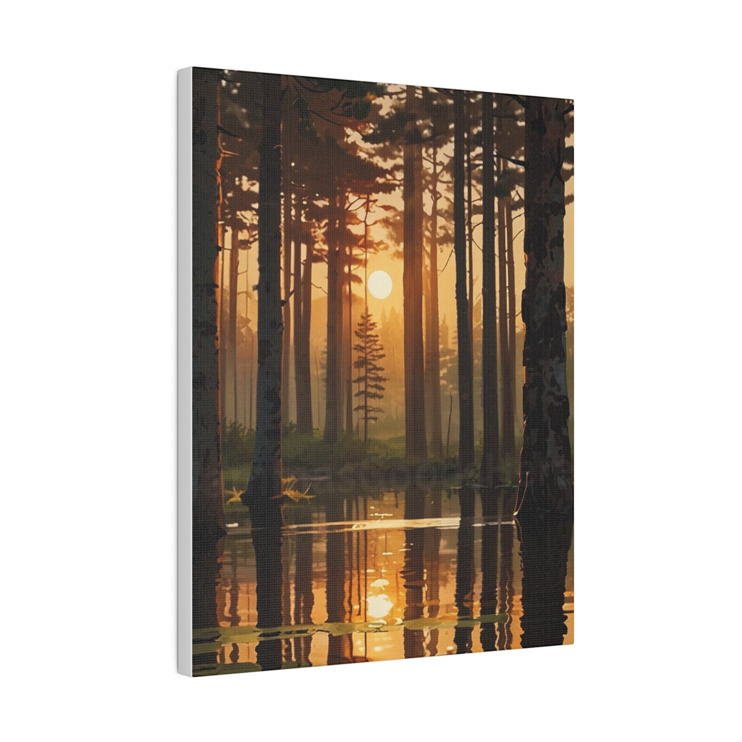 Peaceful Pine Forest Art Print
