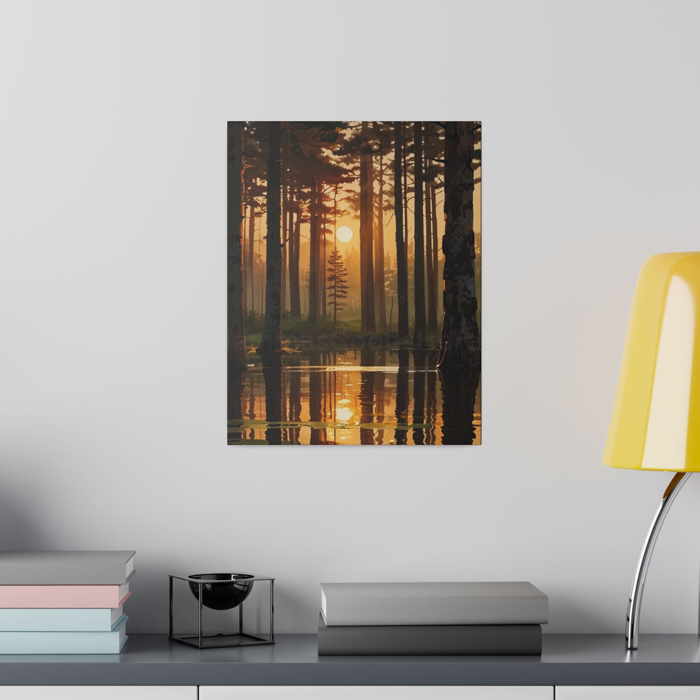 Peaceful Pine Forest Art Print