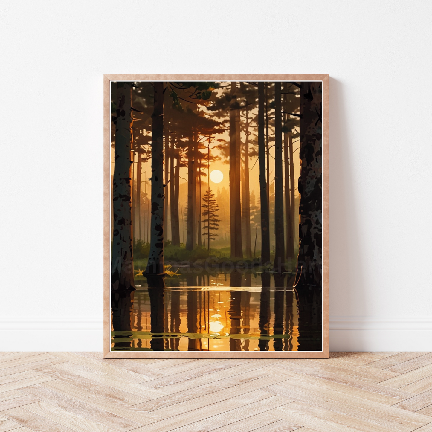 Peaceful Pine Forest Art Print