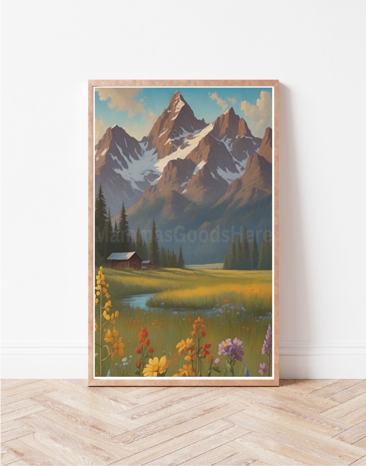 Vintage Spring Mountain Decor