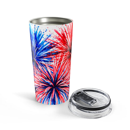 4th of July 20oz Tumbler — Patriotic Independence Day Travel Cup