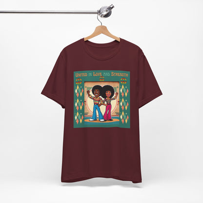 Vintage Black Couple Unisex Tee