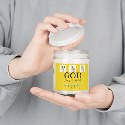 Scented Soy Candles with White Lid, 9oz