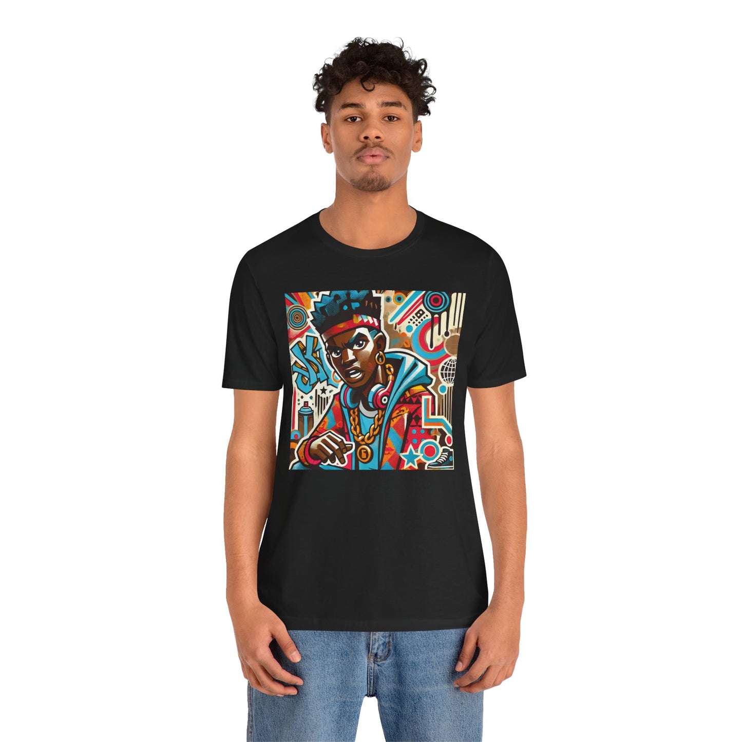 Graffiti T-Shirt - Afrocentric Urban Style