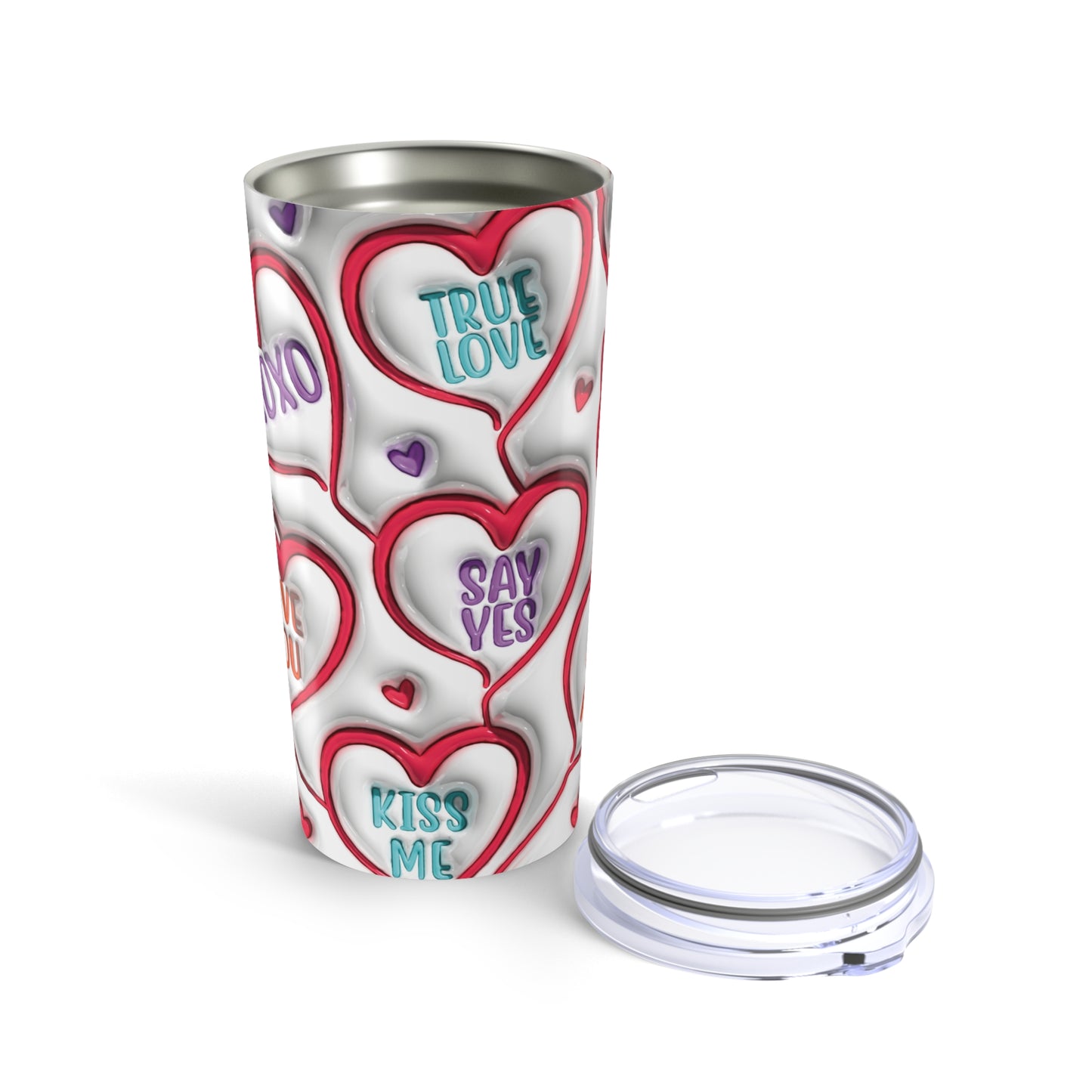 3D Valentine Tumbler