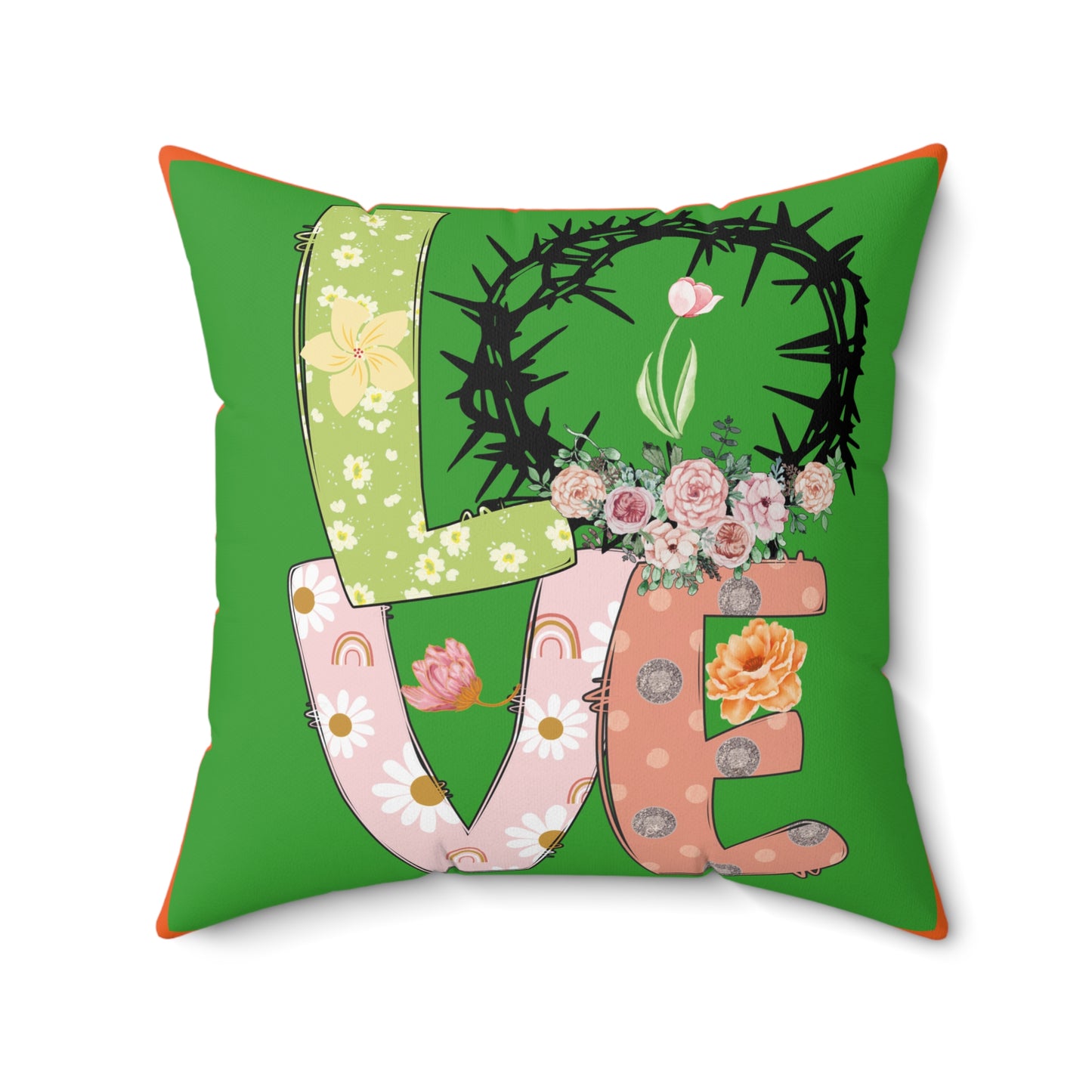 Floral Love Pillow
