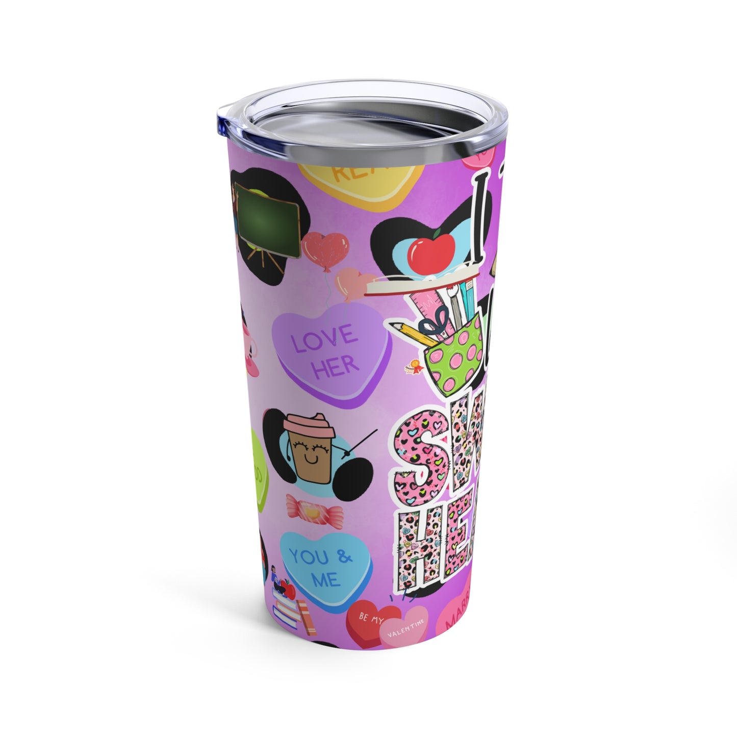 Teacher Valentine's Day Tumbler