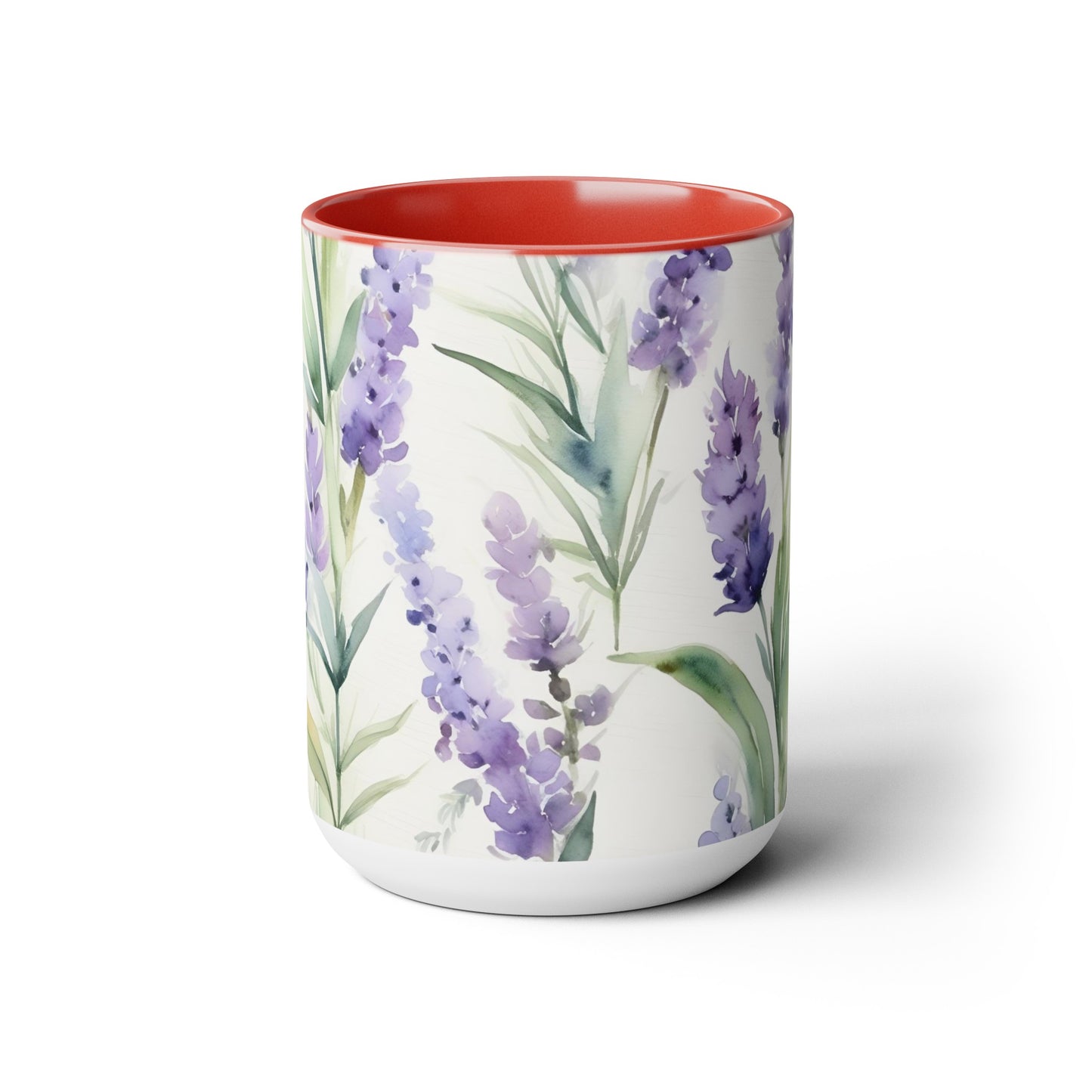 Watercolor Lavender Flower Mug