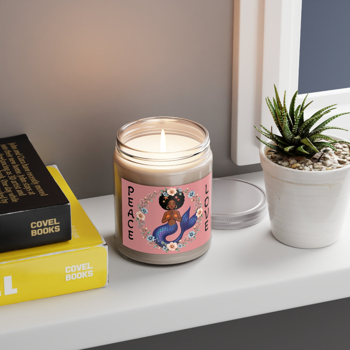 Peace Love Mermaid Meditation Soy Candle