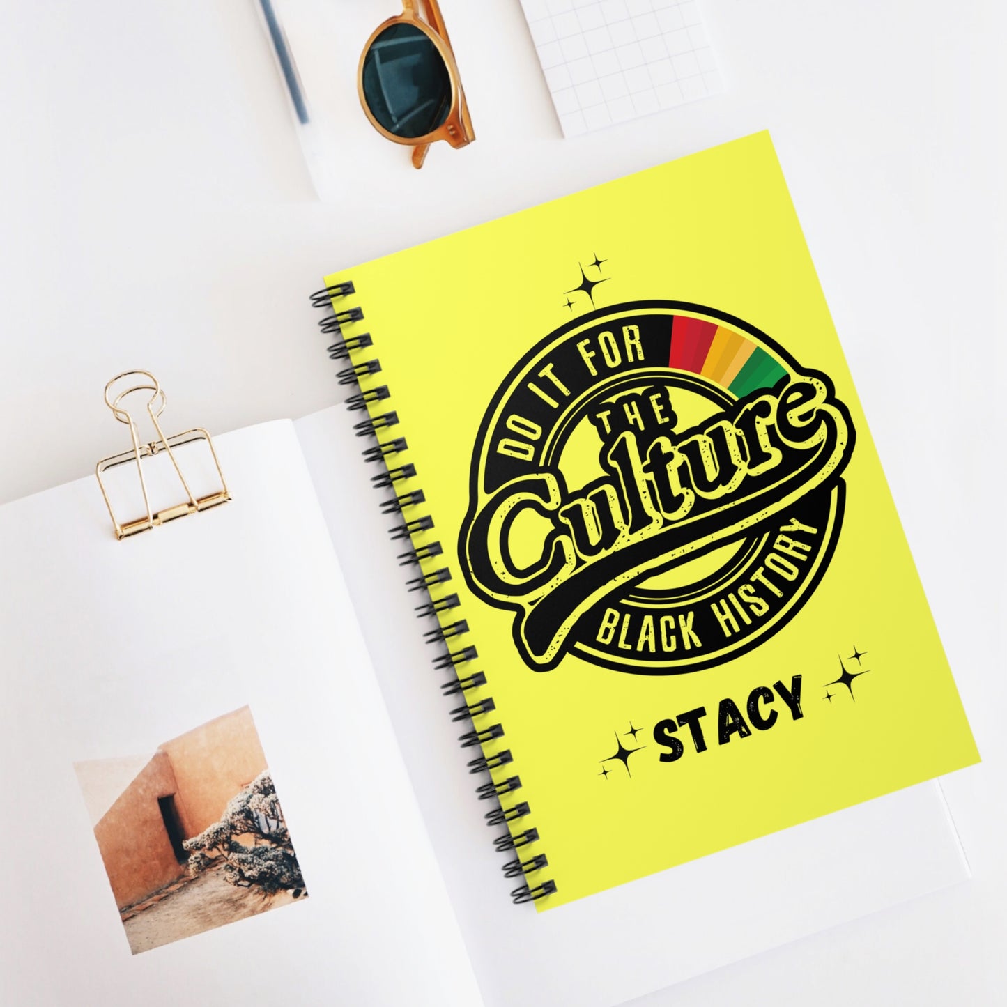 Ruled Line Spiral Notebook - Black History - Do it for the Culture