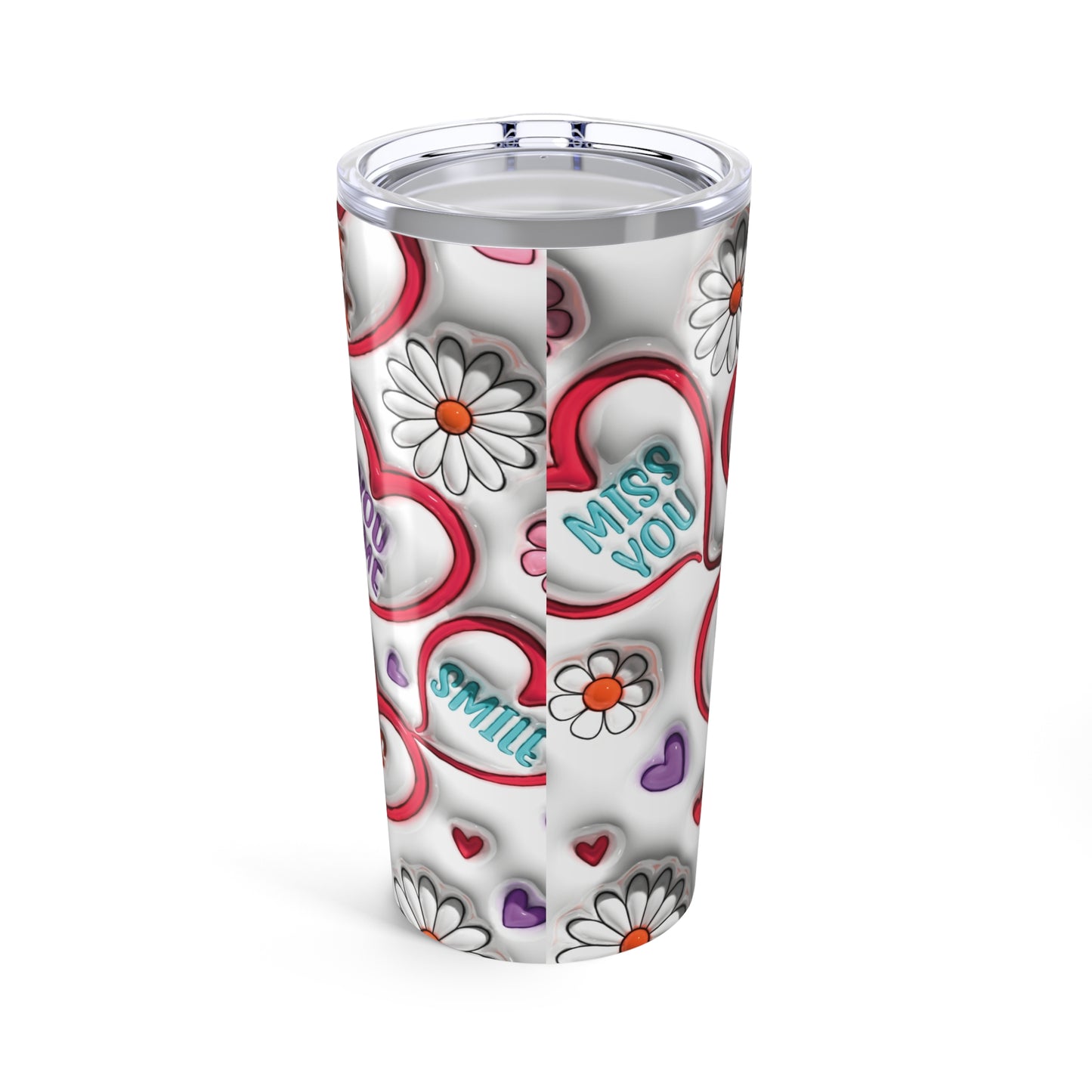 3D Valentine Tumbler