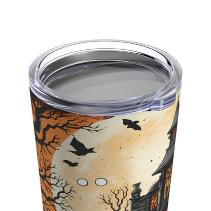 Halloween Haunted House Tumbler