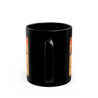 Happy New Year 2027 Black Mug – Festive Celebration Dance Design
