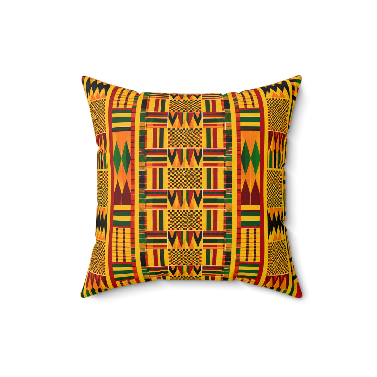 Kente Pattern Decorative Pillow
