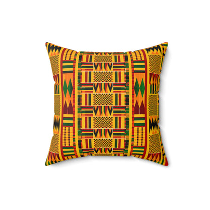 Kente Pattern Decorative Pillow