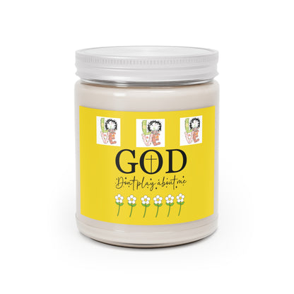 Scented Soy Candles with White Lid, 9oz