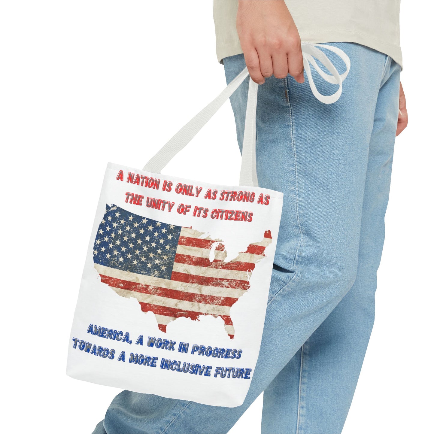 USA Flag Stars and Stripes Tote Bag