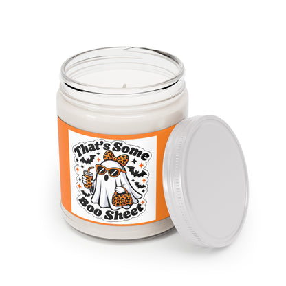 That’s Some Boo Sheet Soy Candle — 9oz Halloween Scented Candle with White Lid