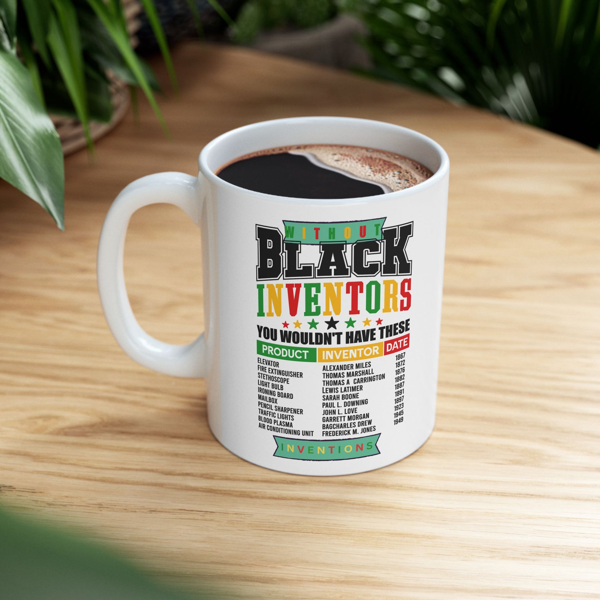 Black History Inventor Ceramic Mug (11oz, 15oz)