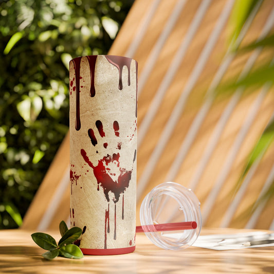 Bloody Hand Halloween Zombie Tumbler