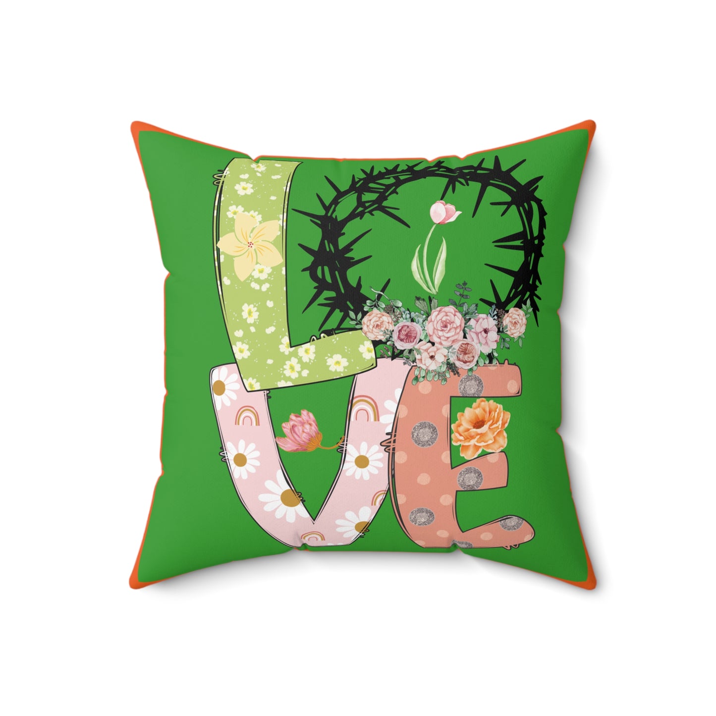 Floral Love Pillow