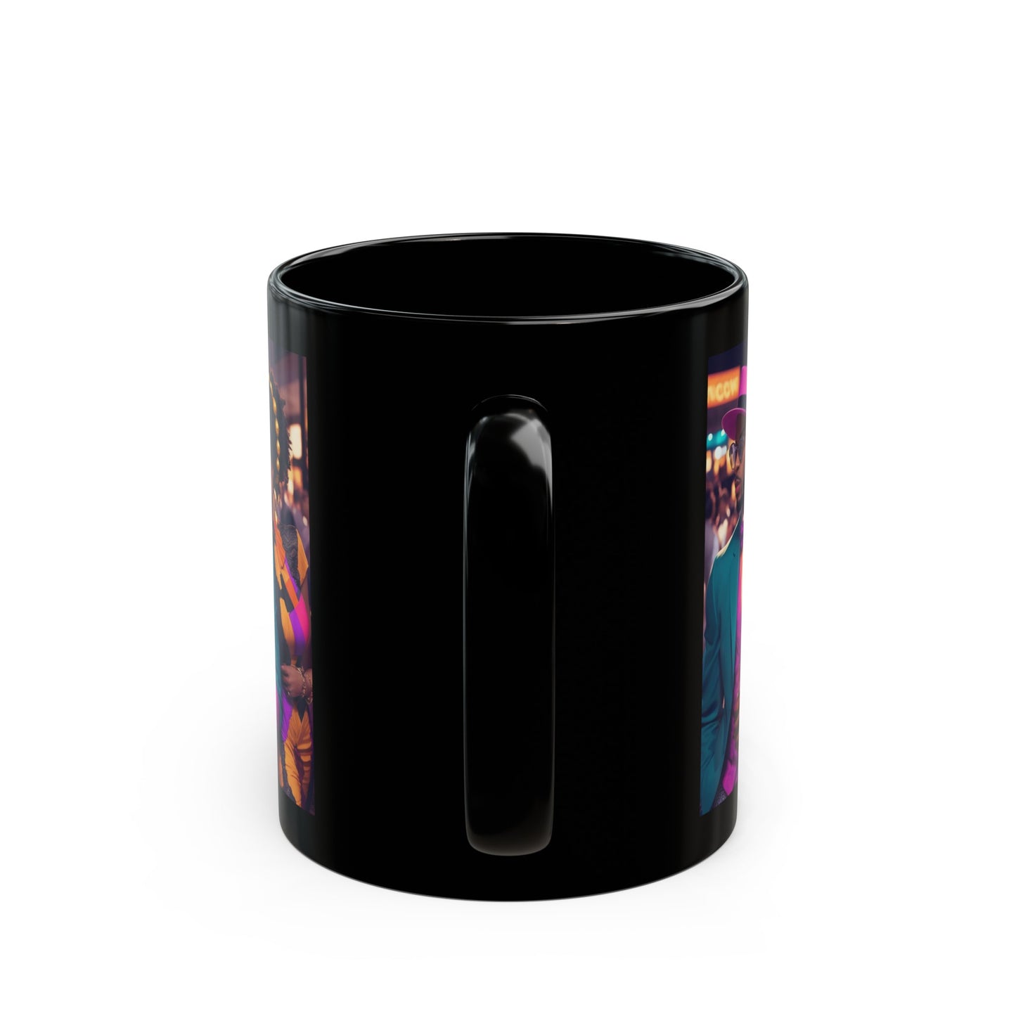 Black Woman Black Man Mug