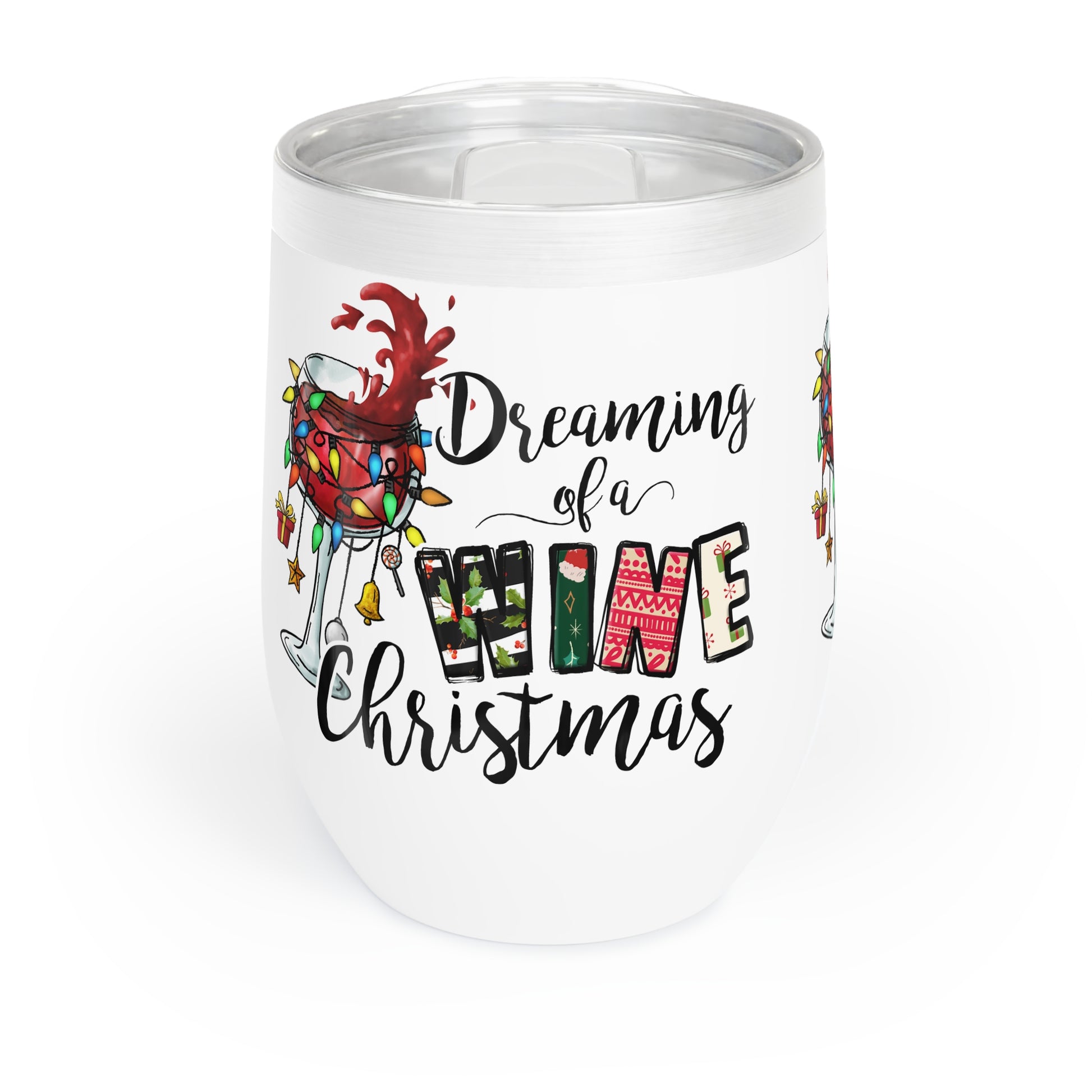 Christmas Wine Tumbler