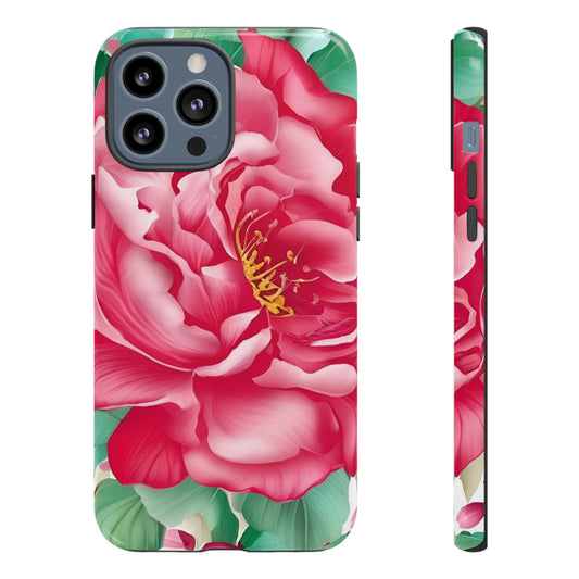 Japanese Camellia Tough Phone Case