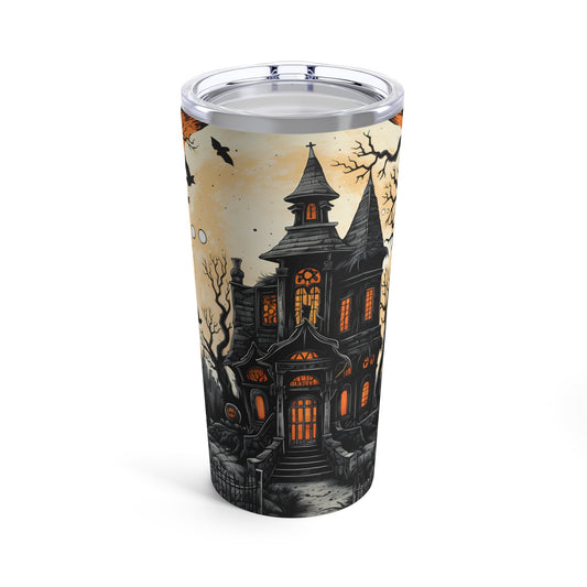 Halloween Haunted House Tumbler