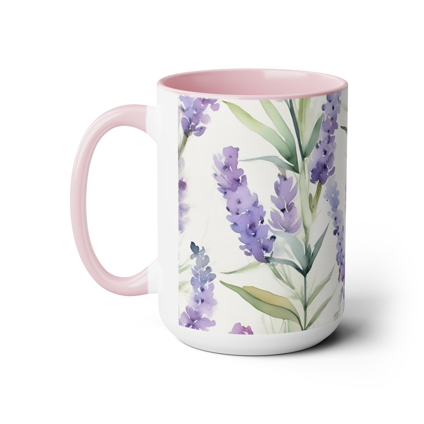 Watercolor Lavender Flower Mug