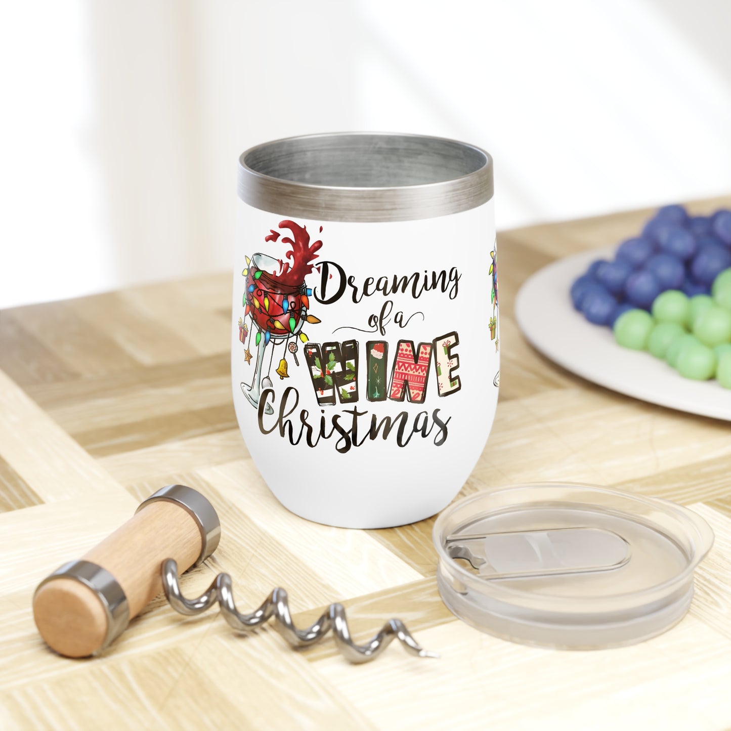 Christmas Wine Tumbler