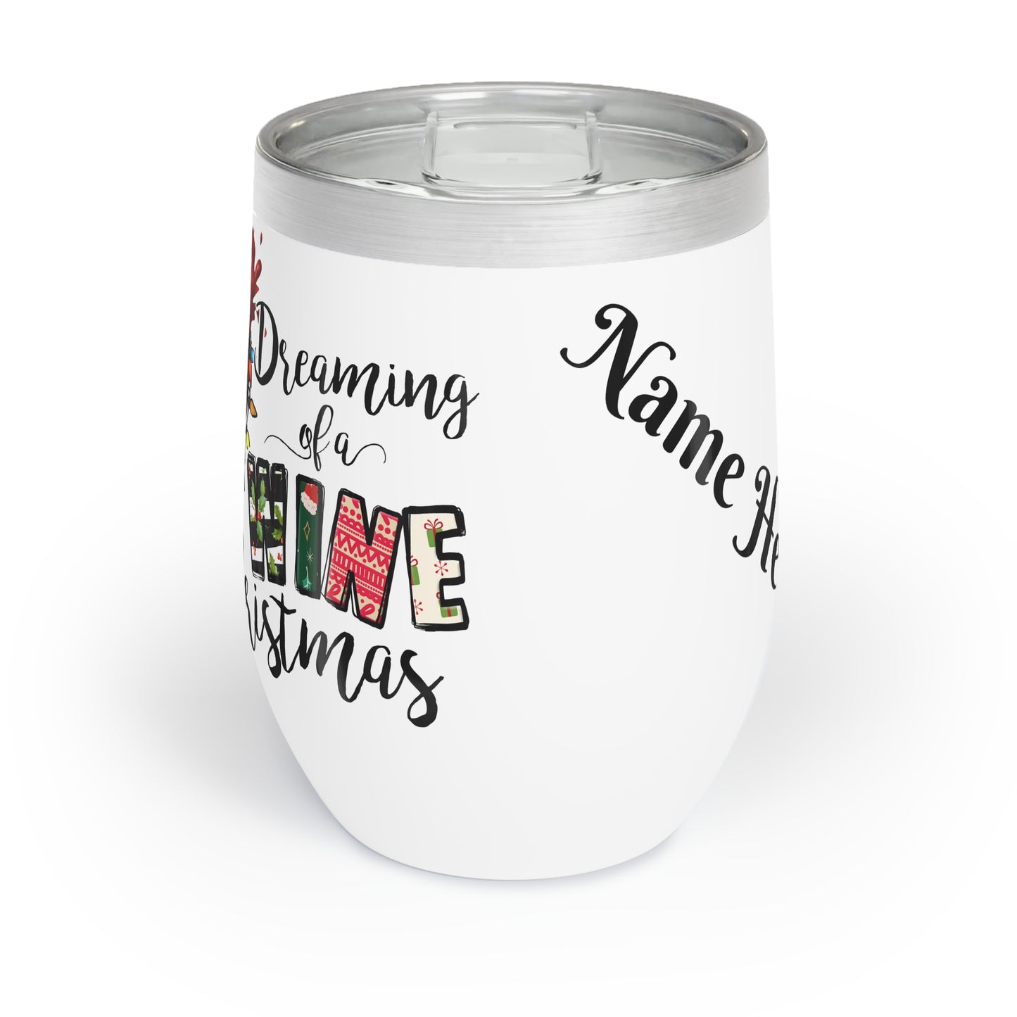 Christmas Wine Tumbler