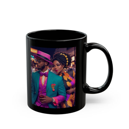 Black Woman Black Man Mug