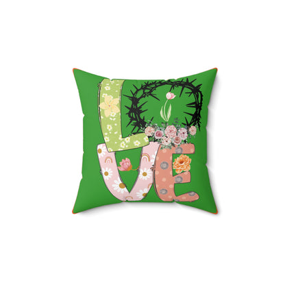 Floral Love Pillow