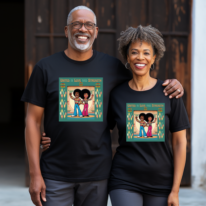 Vintage Black Couple Unisex Tee