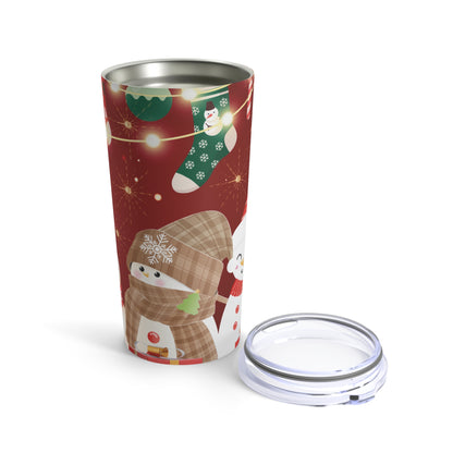 Tumbler Christmas Snowmen