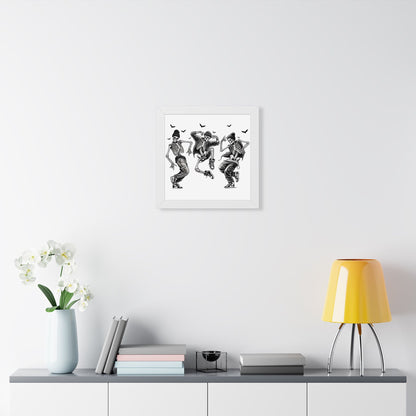 Dancing Skeletons Wall Art