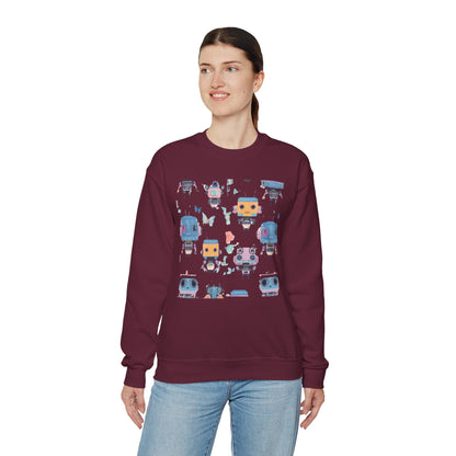 Colorful Robot Sweatshirt