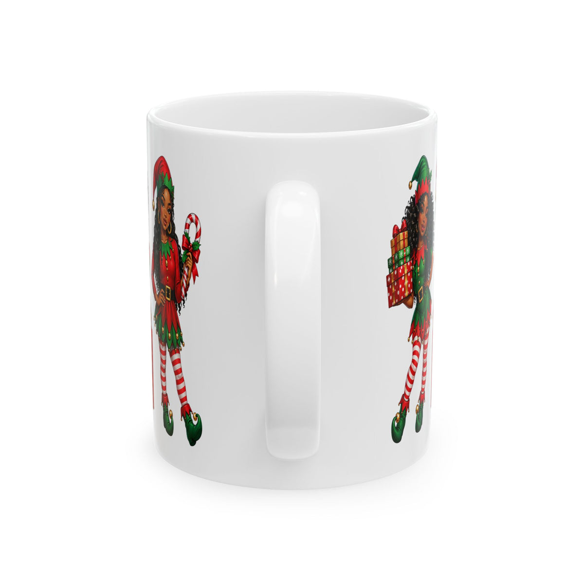 Christmas Elf Ceramic Mug
