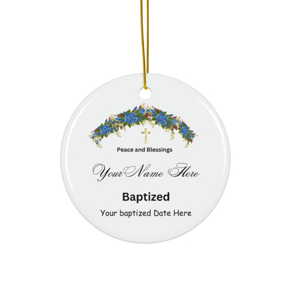 Personalized Ceramic Ornament