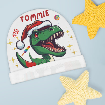 Baby Beanie Christmas T-Rex