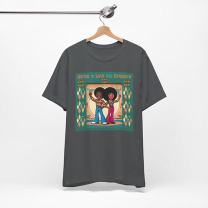 Vintage Black Couple Unisex Tee