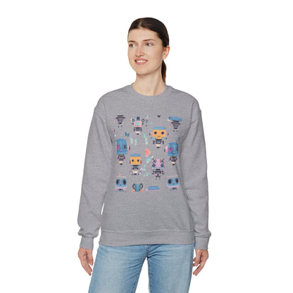 Colorful Robot Sweatshirt