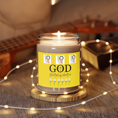 Scented Soy Candles with White Lid, 9oz
