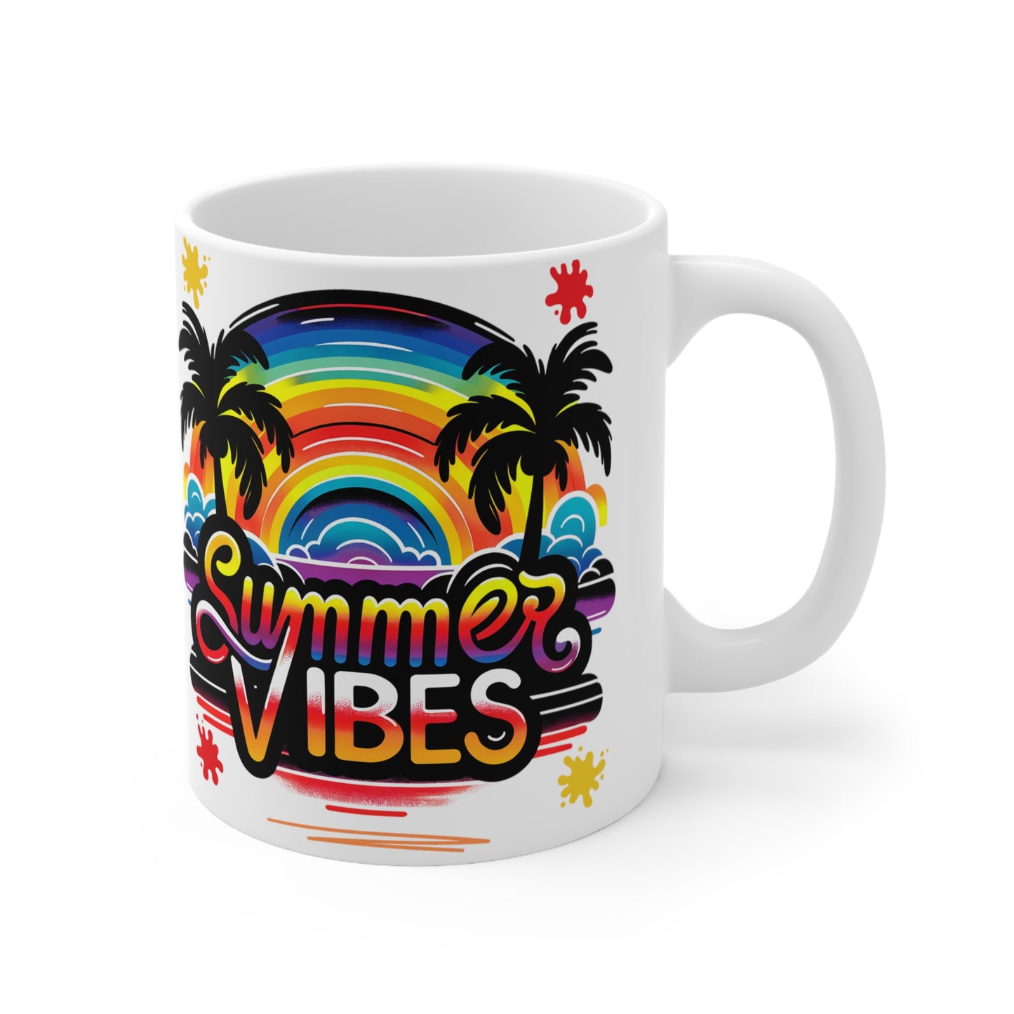 Summer Vibes Tropical Design Mug