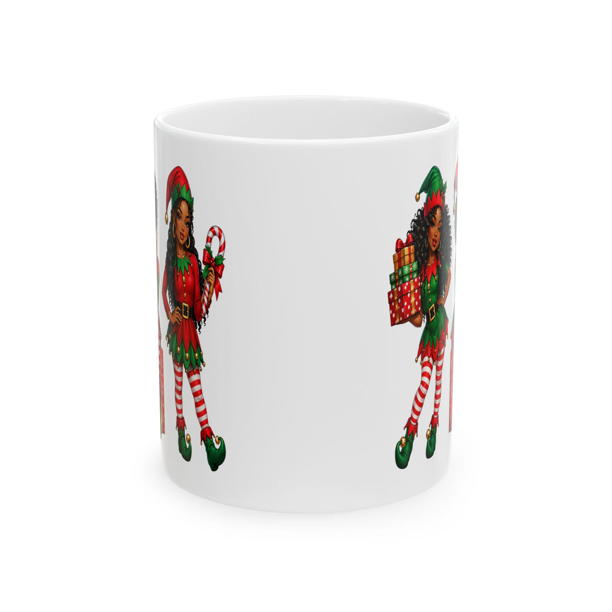 Christmas Elf Ceramic Mug