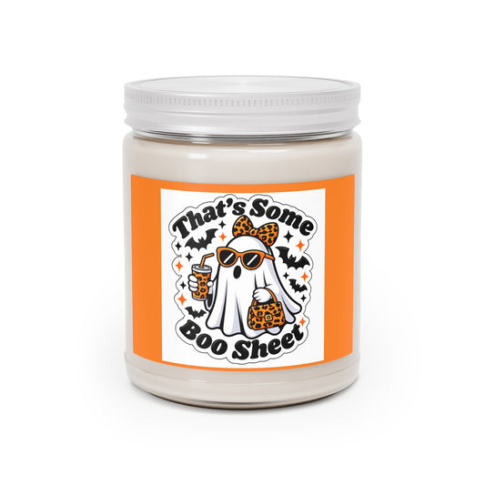 That’s Some Boo Sheet Soy Candle — 9oz Halloween Scented Candle with White Lid