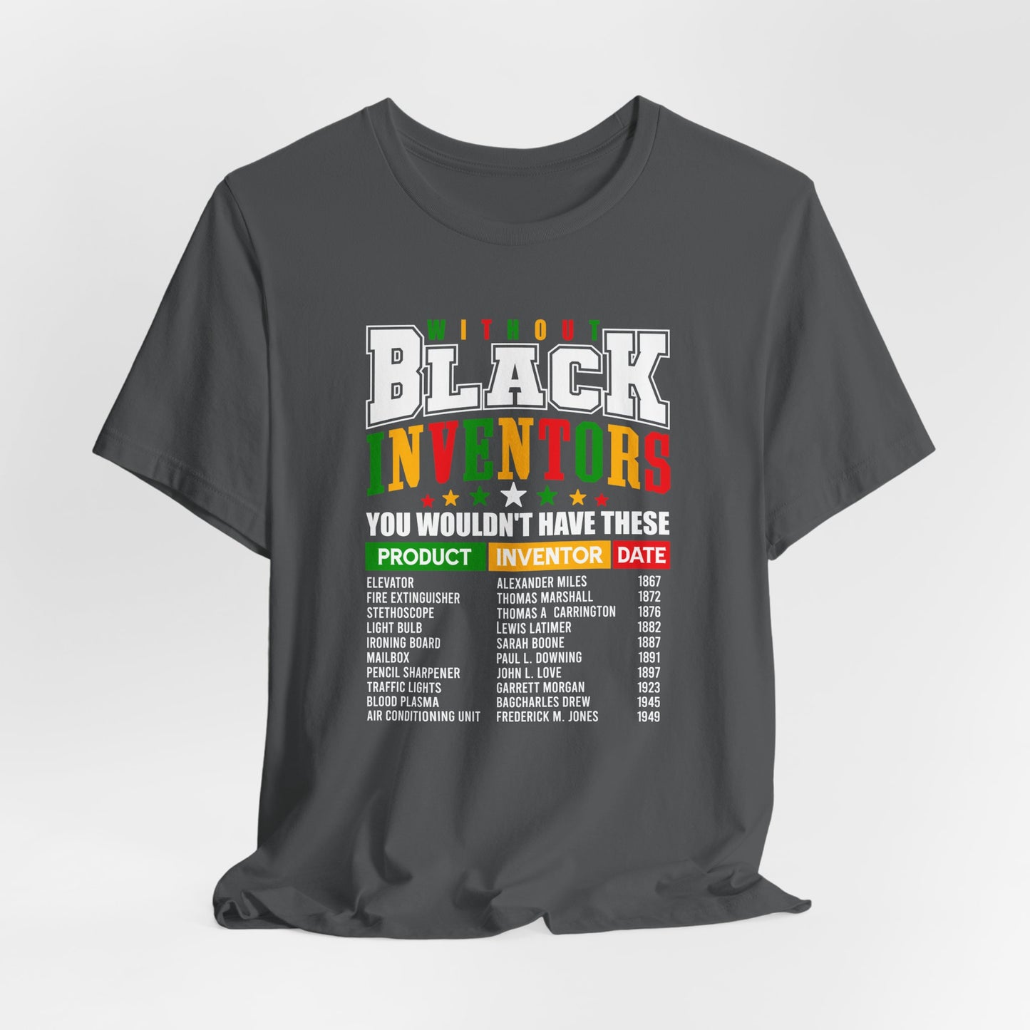 Black History Inventors Tee