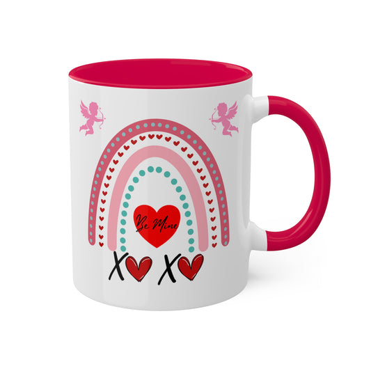 Rainbow Valentine Mug